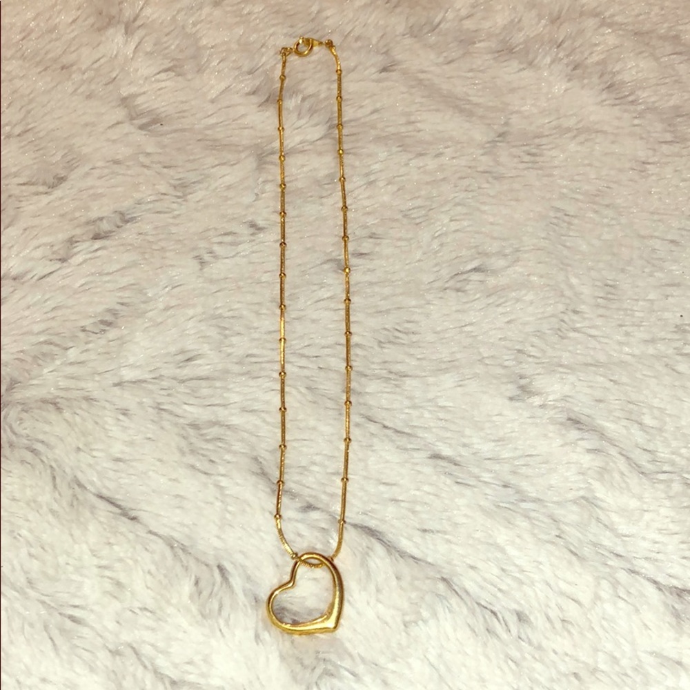 Gold Heart Necklace!
